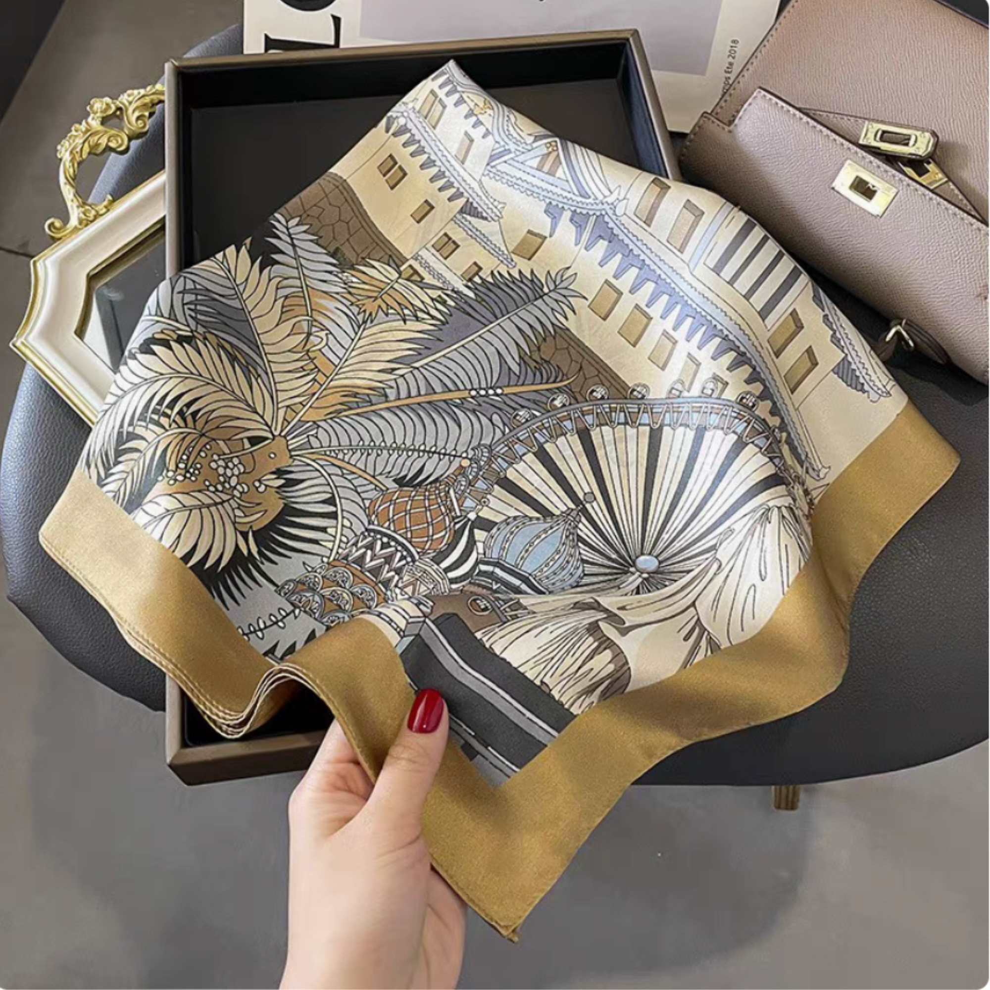 DrifWoo - Wholesale Scarf - Women's - Luxury 100% Silk Scarf – Soft, Skin-Friendly & Versatile9