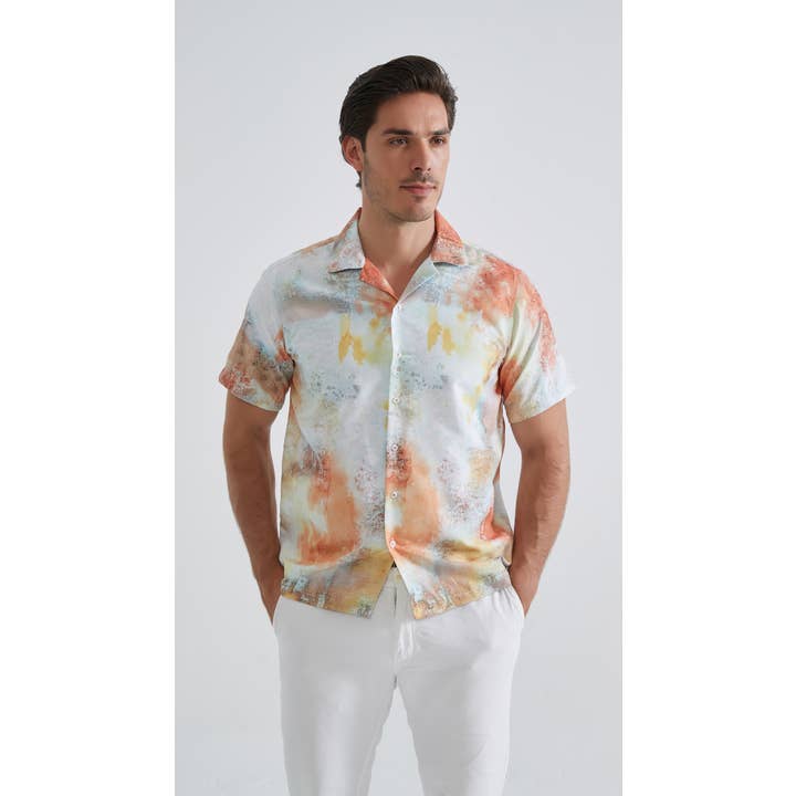 Camiseta corte recto con estampados para venta al por mayor de Yves Enzo