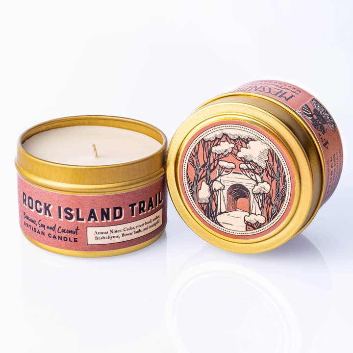 Rock Island Trail 4 onzas Vela - ¡Sin parafina! para venta al por mayor de Messner Bee Farm