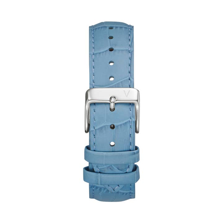 Croc Leather Sky Blue Strap for wholesale by The 5TH