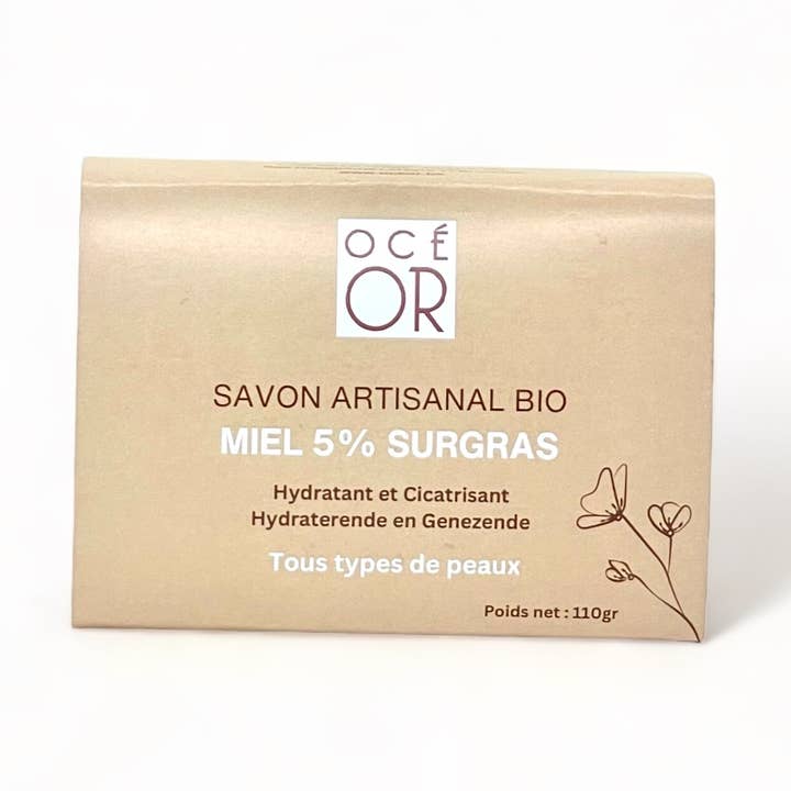 Jabón hecho a mano Surgras con miel orgánica al 5% para venta al por mayor de Océ Or