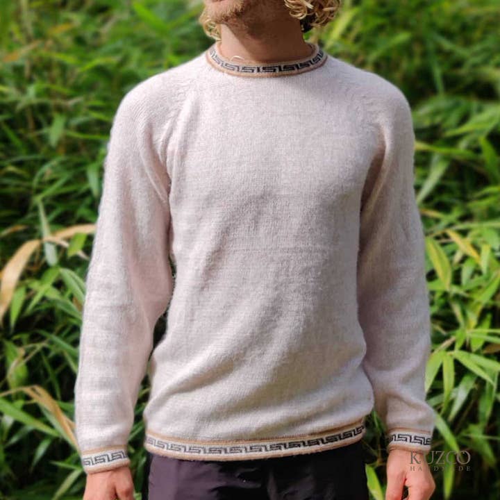 KuzcoHandmade - Wholesale Knit Sweater - Men's - Men's Alpaca Wool Pullover Sweater – Warm and Comfortable3