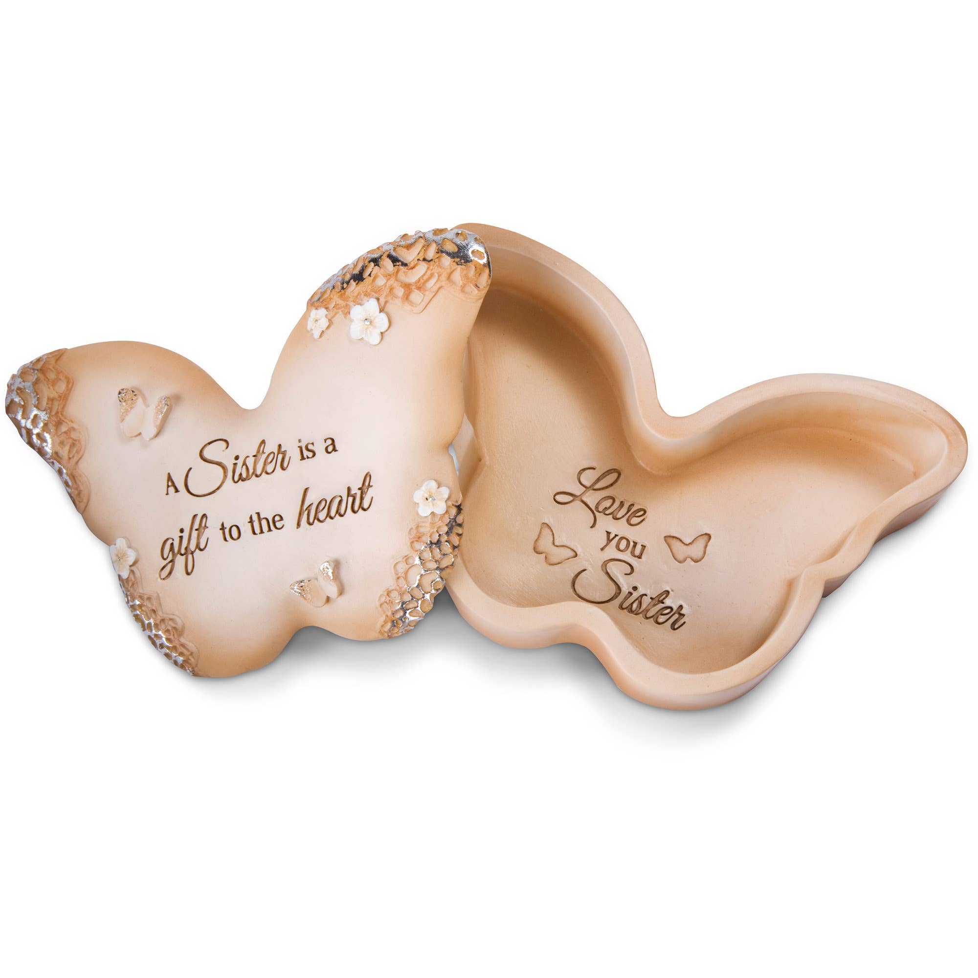 Pavilion – wholesale Decorative box – Sister - 4" x 2.5" Butterfly Keepsake Box1