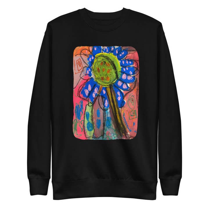 Flower Garden Sweatshirt (Unisex) for wholesale by Akimiro Studio
