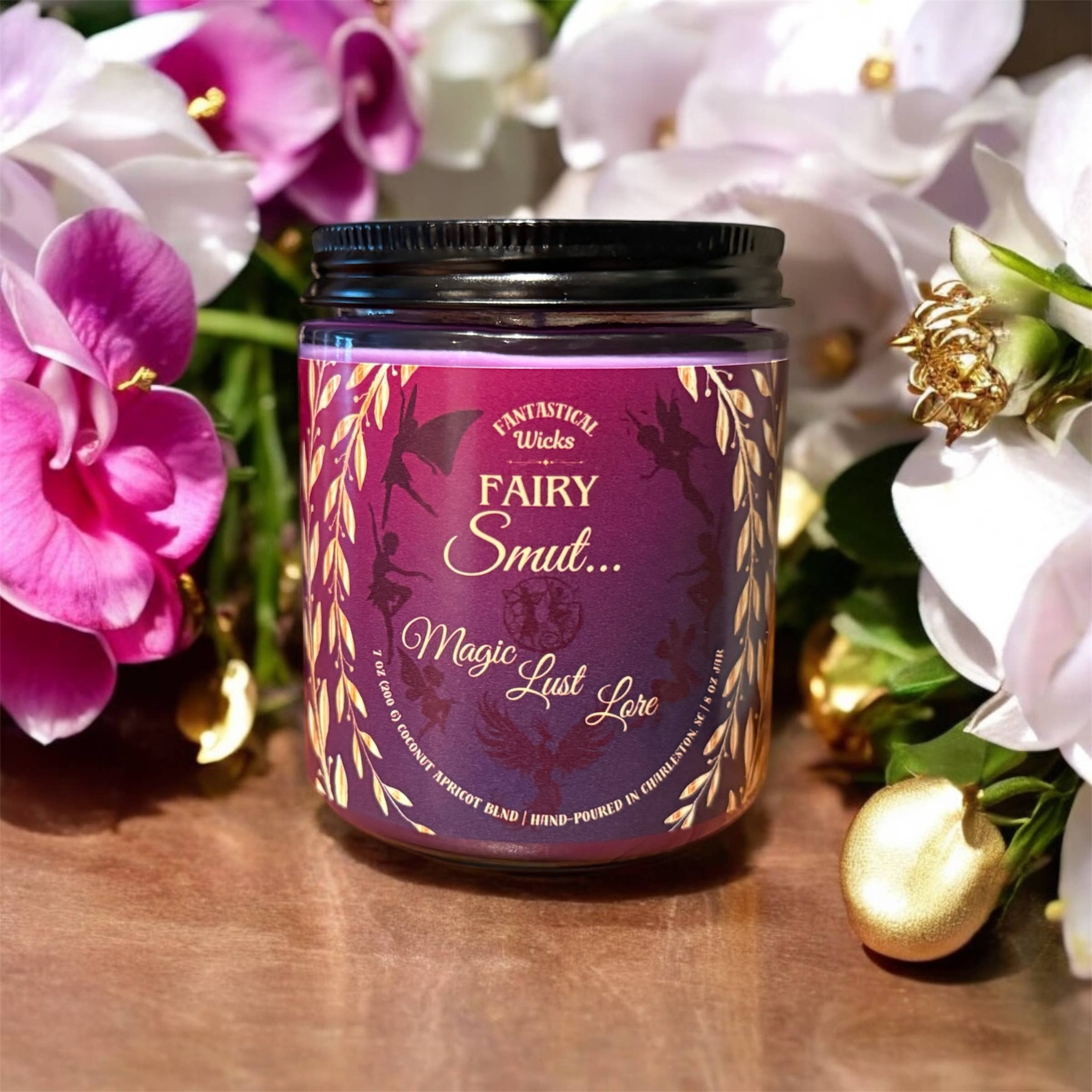 Fantastical Wicks - Wholesale Jar/Filled Candle - Fairy Smut | 7 oz3