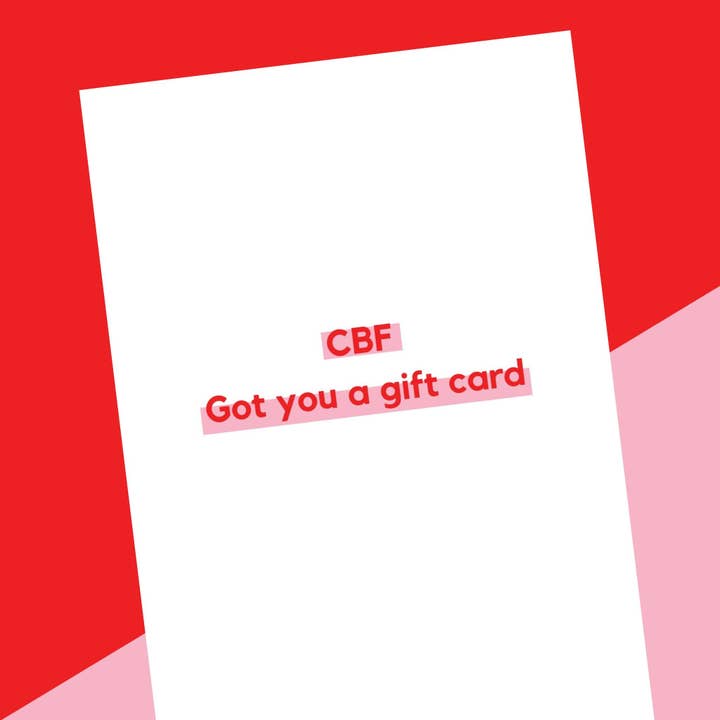 Funny birthday/anytime greeting card for gift voucher for wholesale by The Mail Minx