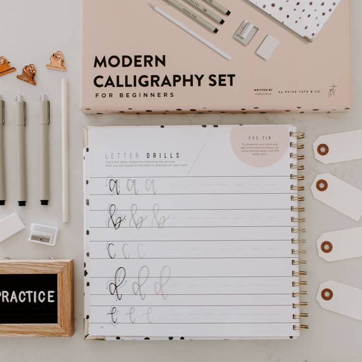Paige Tate & Co. - Wholesale DIY Craft Kit - Modern Calligraphy Set for Beginners