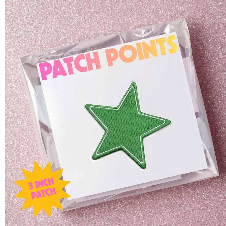 Woven Star : Iron on & Sticker Patch for wholesale by Patch Points