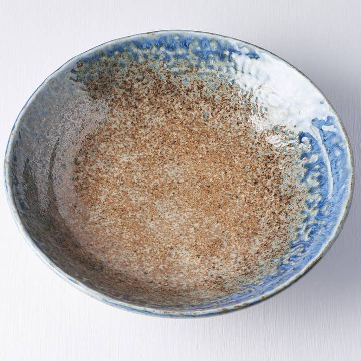 Earth & Sky medium shallow open bowl 24cm for wholesale by Made In Japan Tableware & Homeware