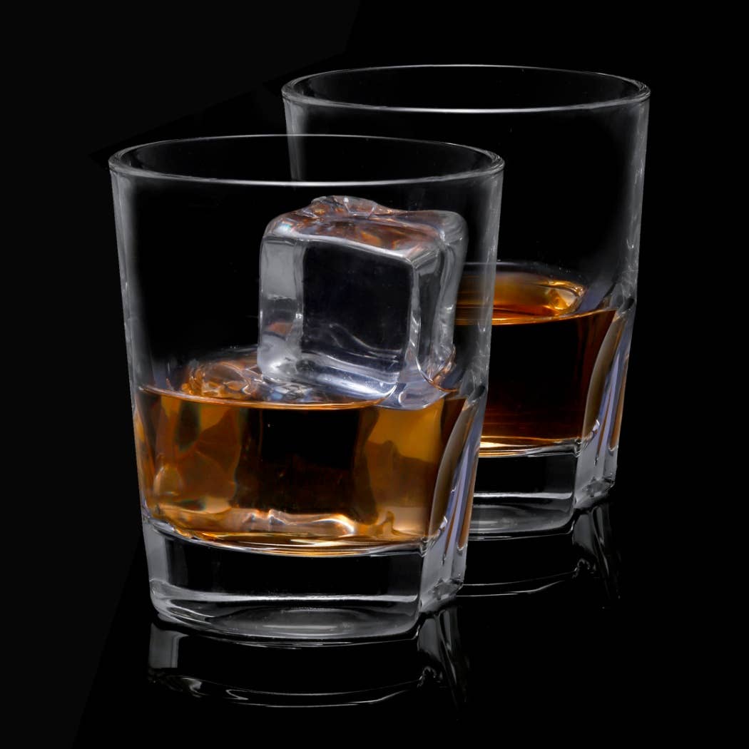 JoyJolt - Wholesale Cocktail/Liquor Glass - Carina Crystal Whiskey Glasses, Set of 23