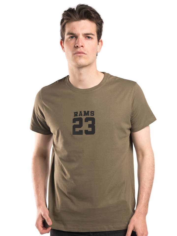 T-shirt Rams 23 avec motif vinyle 3D pour la vente par RAMS 23
