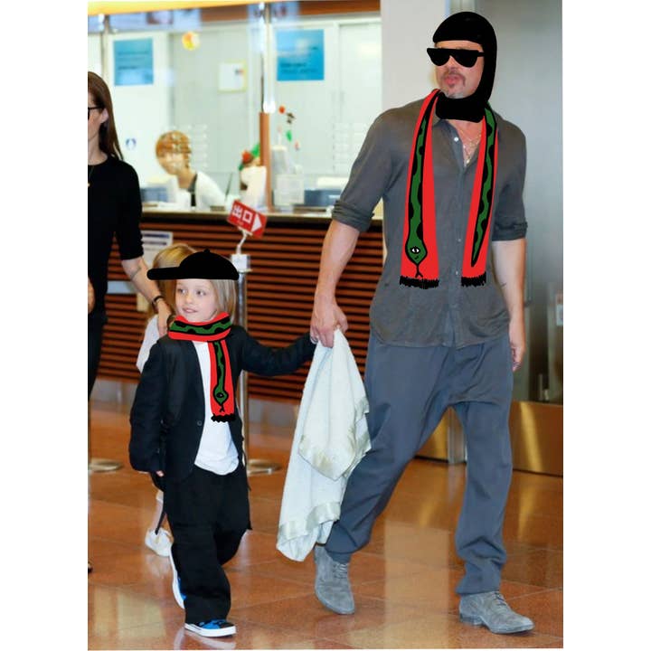 Multicolored Snake-Dog Scarf for wholesale on Faire2