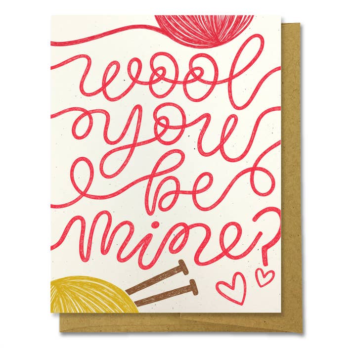 Wool Be Mine for wholesale by Meadow Paper Co