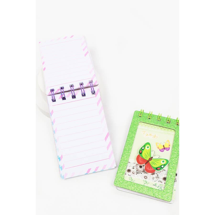 MIX COLOR Glitter Butterfly Notebook for wholesale on Faire3