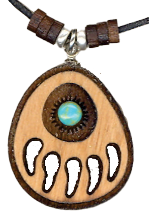 Woodcutts Inc. - Wholesale Pendant/Charm Necklace - Bear Claw Zamulet Necklace0