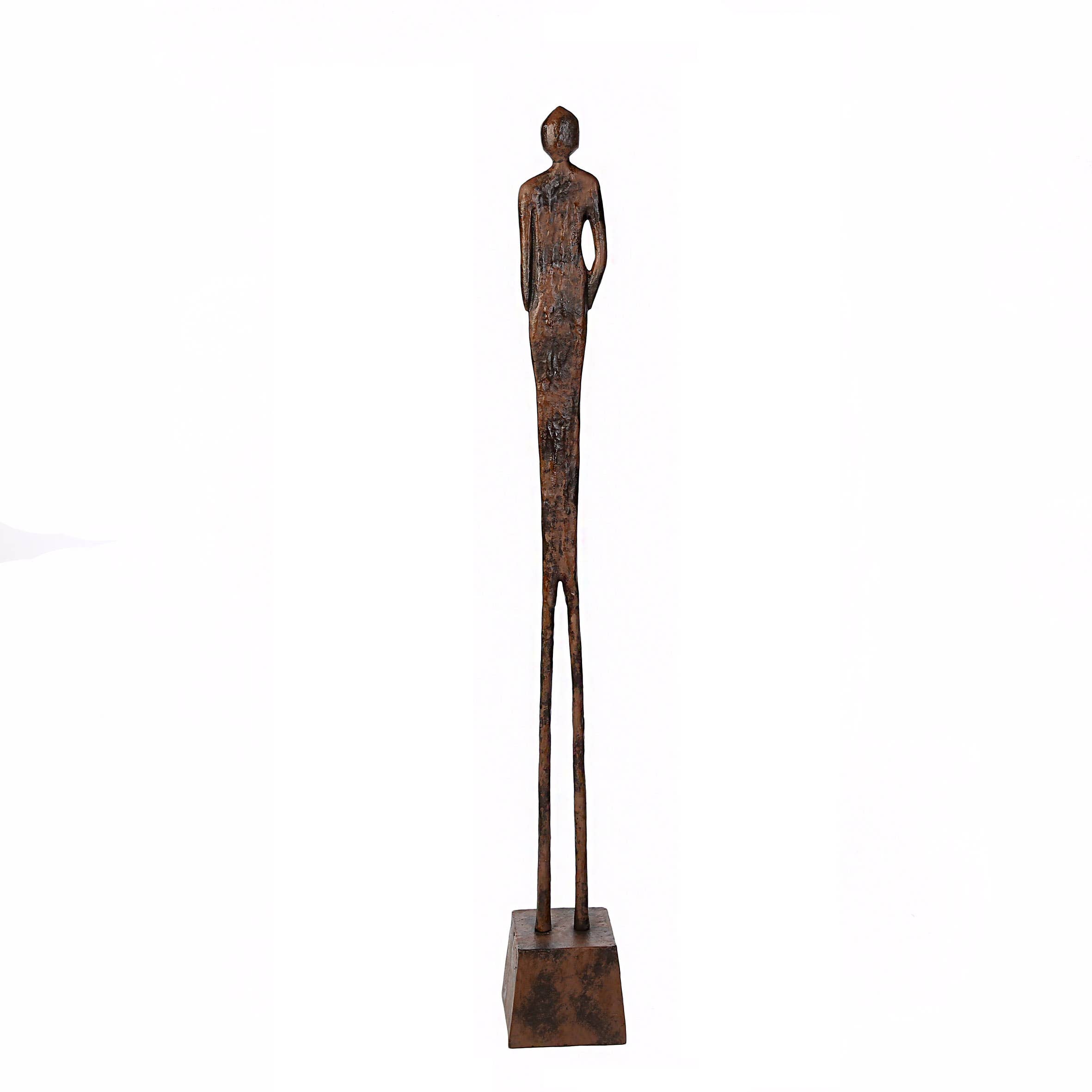Gilde Handwerk Macrander GmbH & Co. KG - Wholesale Sculpture - Sculpture “Augusto” rust finish H.119cm0