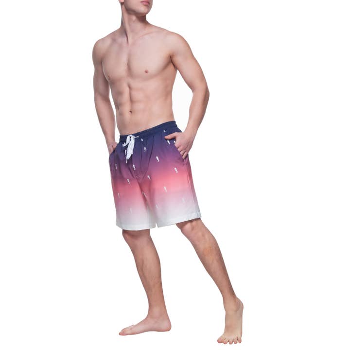 Rokka & Rolla - Wholesale Swim Shorts - Men's - Men's 7'' Stretch Swim Short with Compression Liner Swimwear10