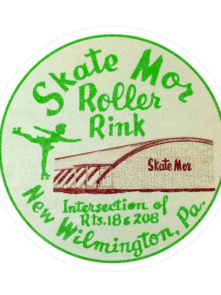 Skate Mor Roller Rink - New Wilmington, PA - Kiss-Cut Vinyl Klistermærker for engroshandel hos Yinzylvania