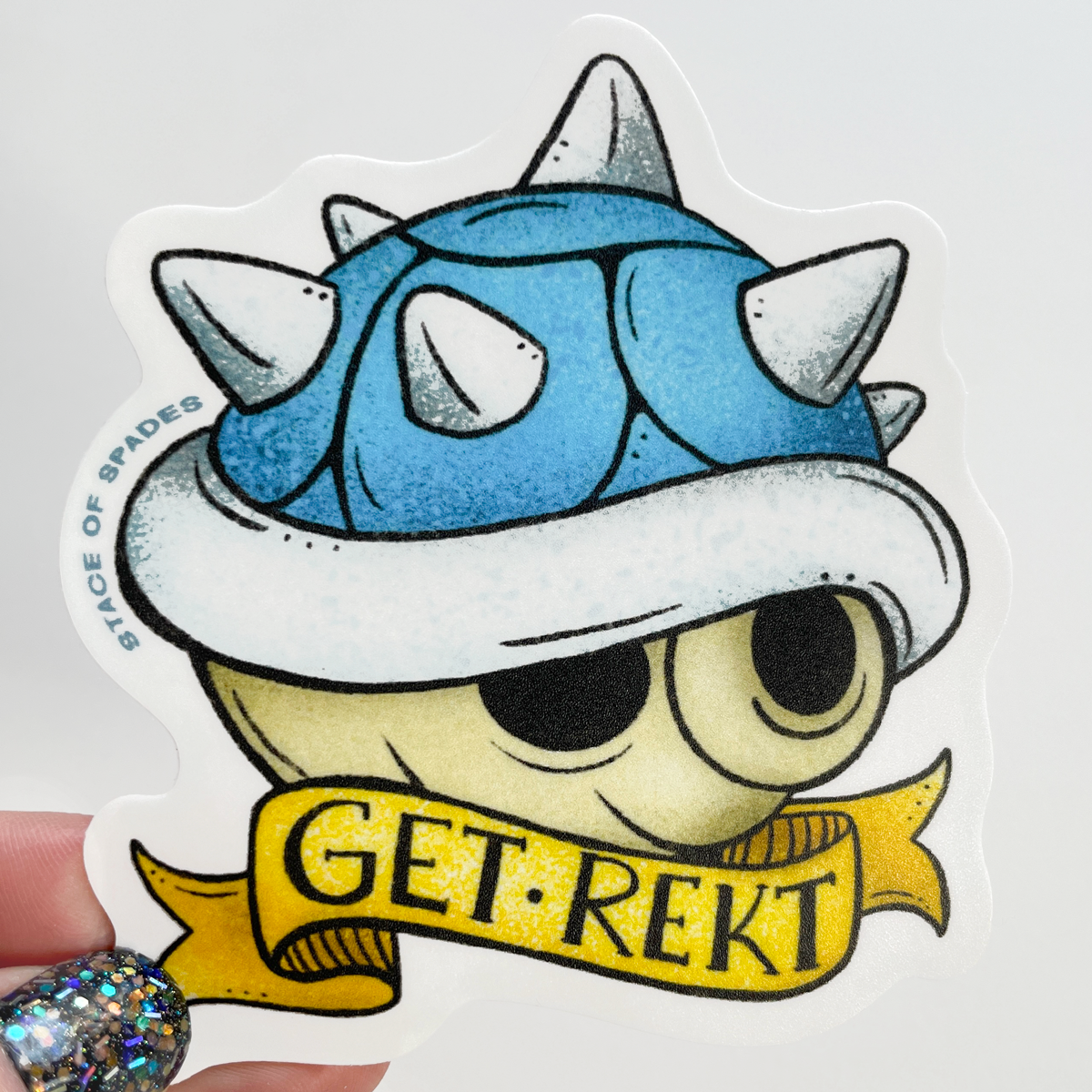 stace of spades - Vendita all'ingrosso Adesivo - Adesivi ispirati Mario Kart2