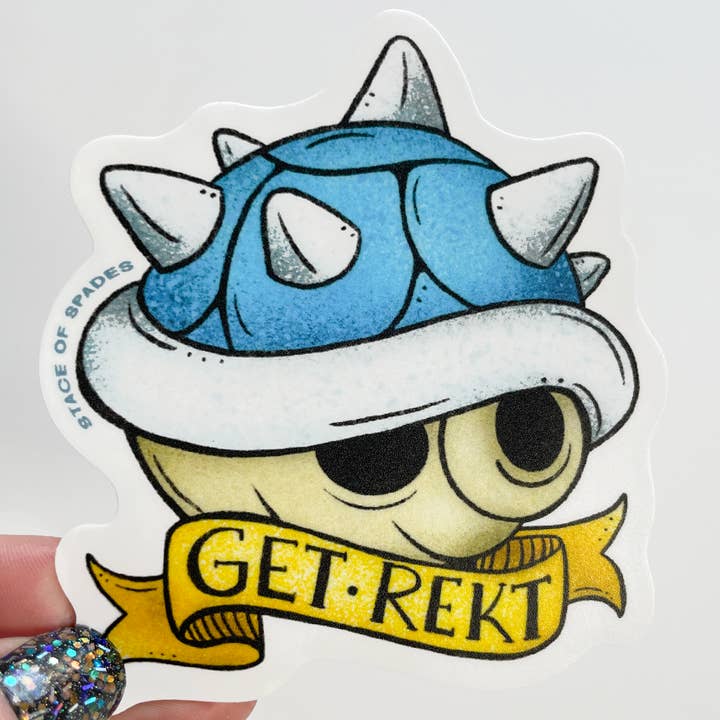 stace of spades – Adesivo por atacado – Etiquetas inspiradas em Mario Kart2