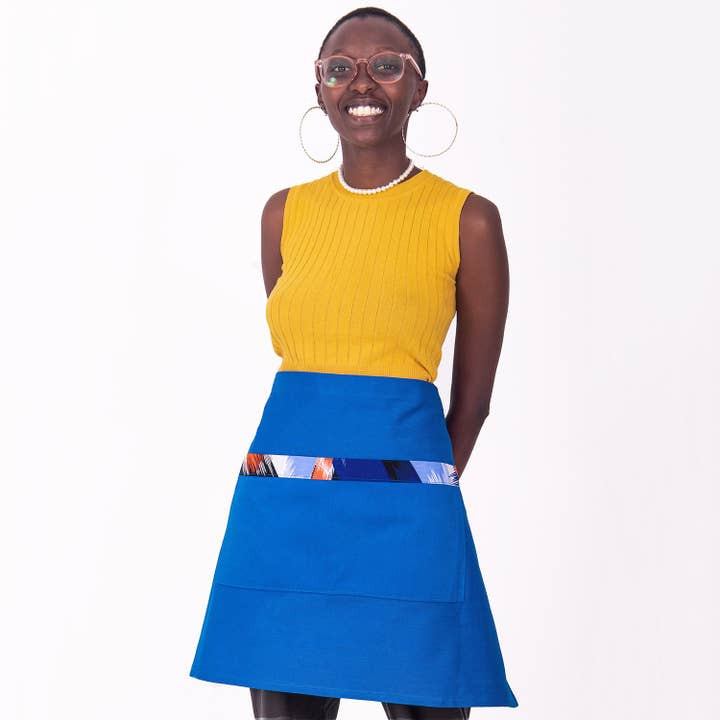 Unisex Kitchen Half Apron with Pockets - Jikoni and other Purchase wholesale craft fair apron. Free returns & net 60 terms on Faire trending on Faire.