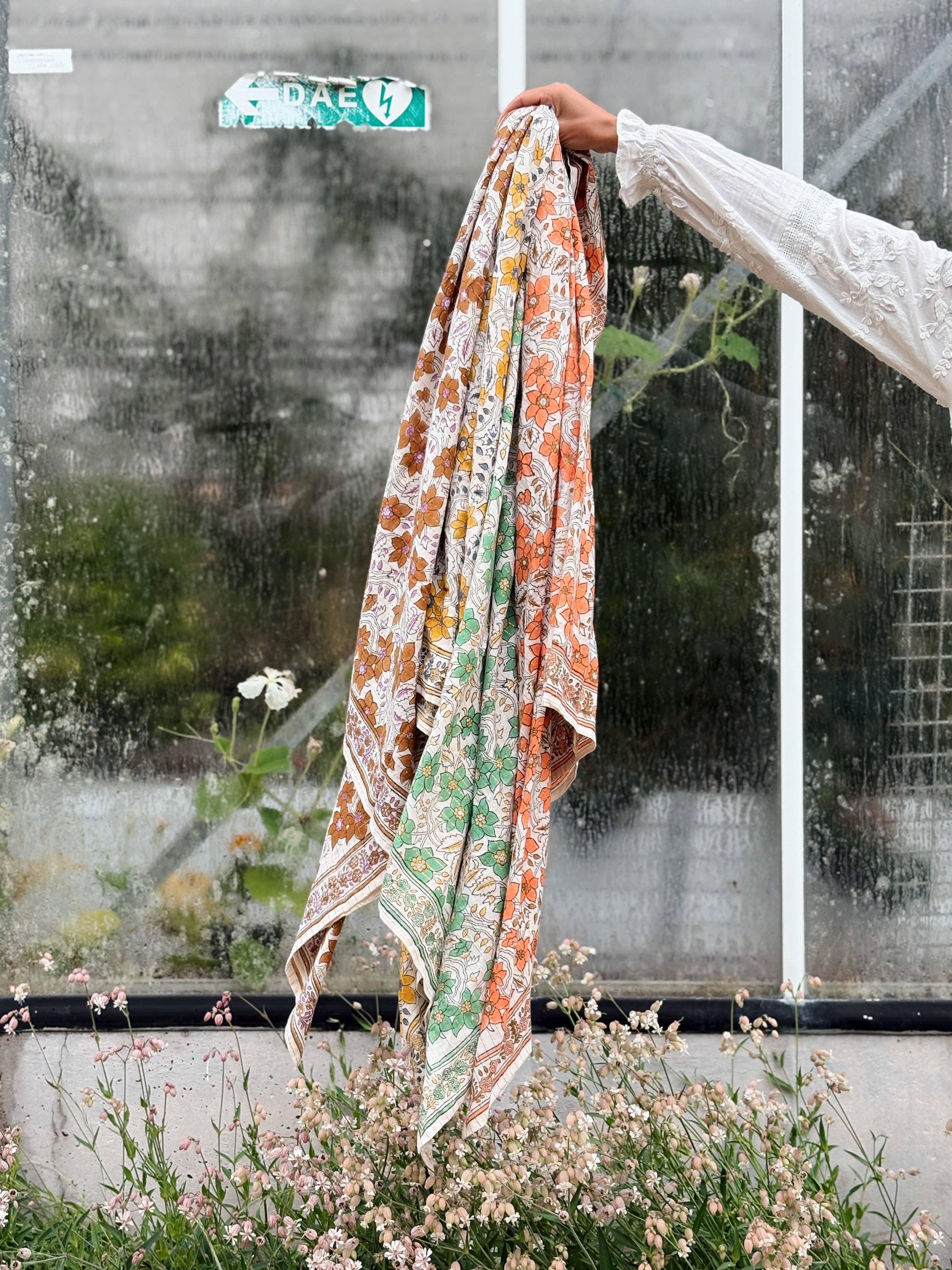 SO FAMILY - Wholesale Head Scarf - Women's - Camel Lurex Adult Scarf 100 cm3