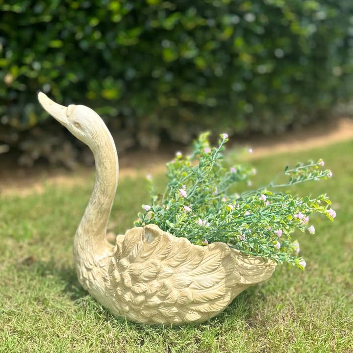 Mothology Home - Wholesale Plant Pot - RESIN GOOSE PLANTER