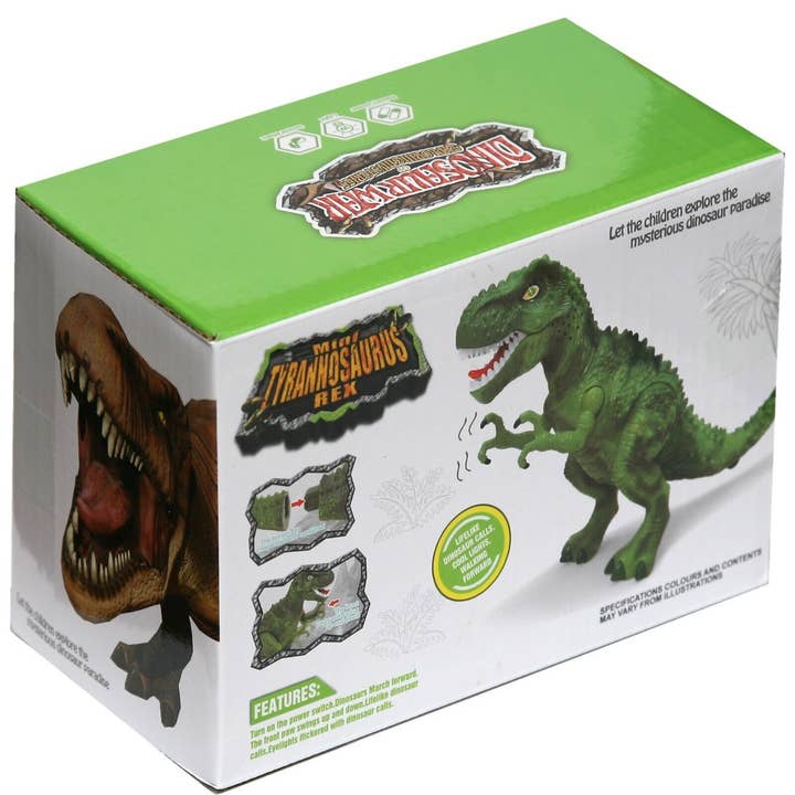 JSBlueRidge Toys – wholesale Figurleksak - Barn – Gående & Lysande T-Rex Dino Leksaker för Barn - Blandade