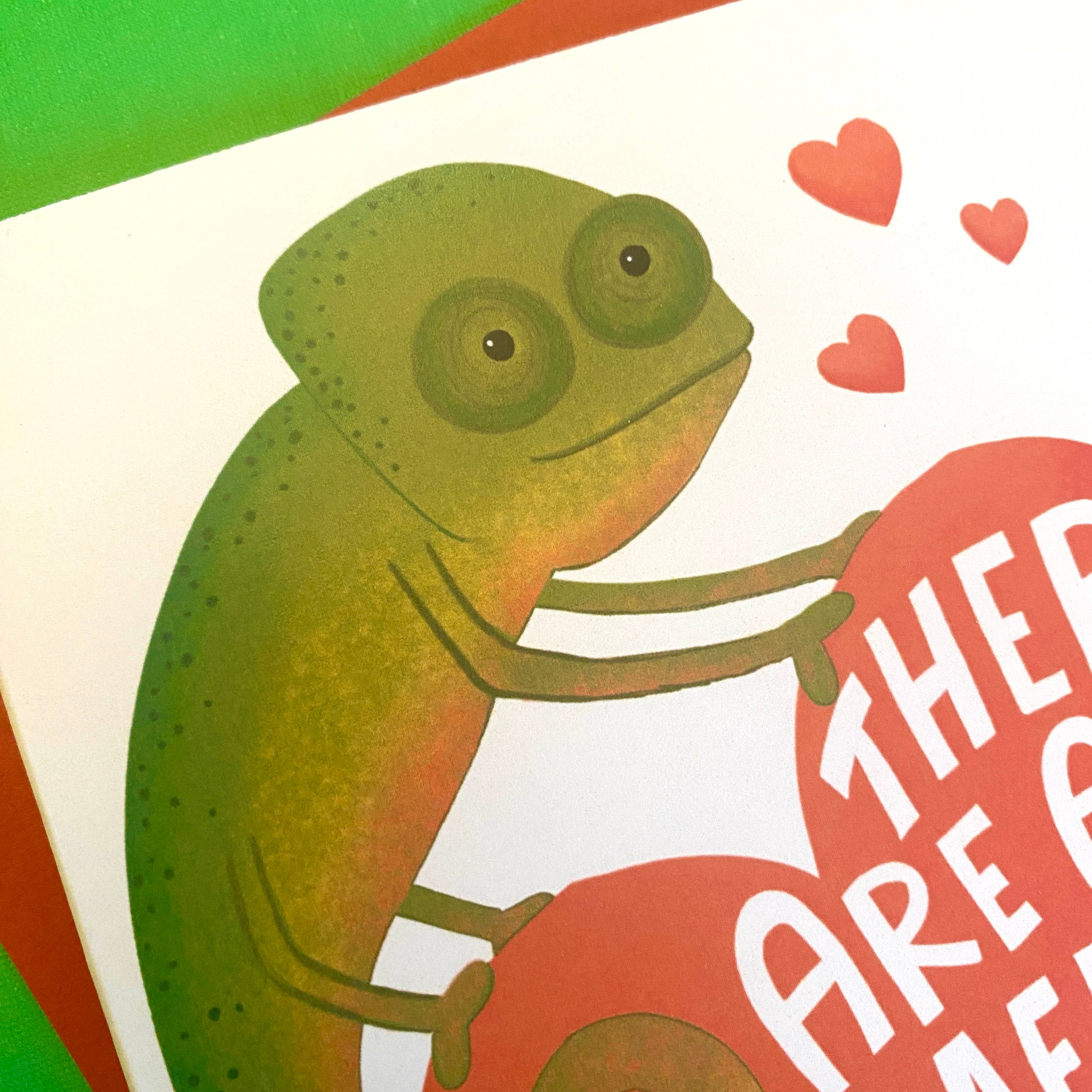 Fox Card Co - Wholesale Valentine's Day Card - Valentines Day Chameleon Card2