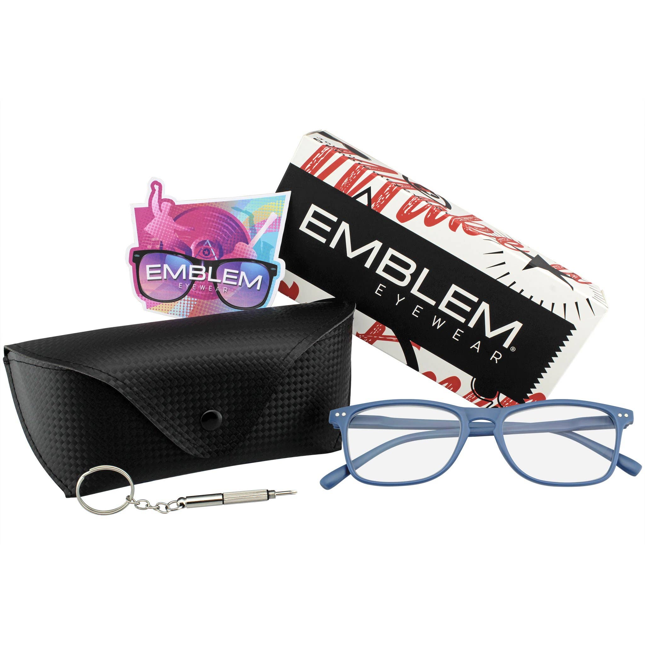 Emblem Eyewear - Venta al por mayor Gafas - Unisex - Gafas de lectura para mujer para hombre cuerno con borde retro lector9