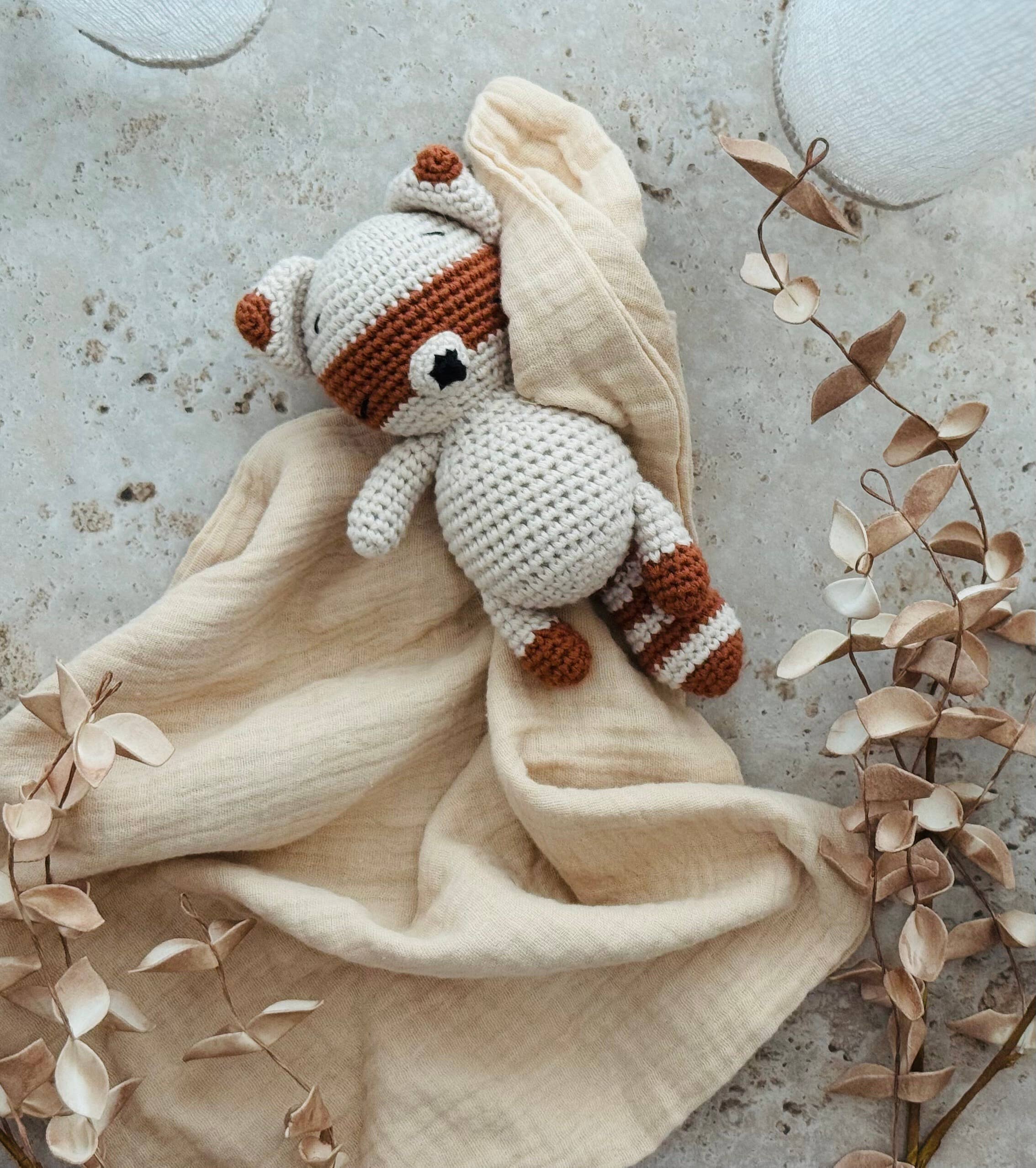 Eyvie Rose - Wholesale Handheld Rattle - Baby - 100% Cotton Woodland Animal Crochet Companion 2