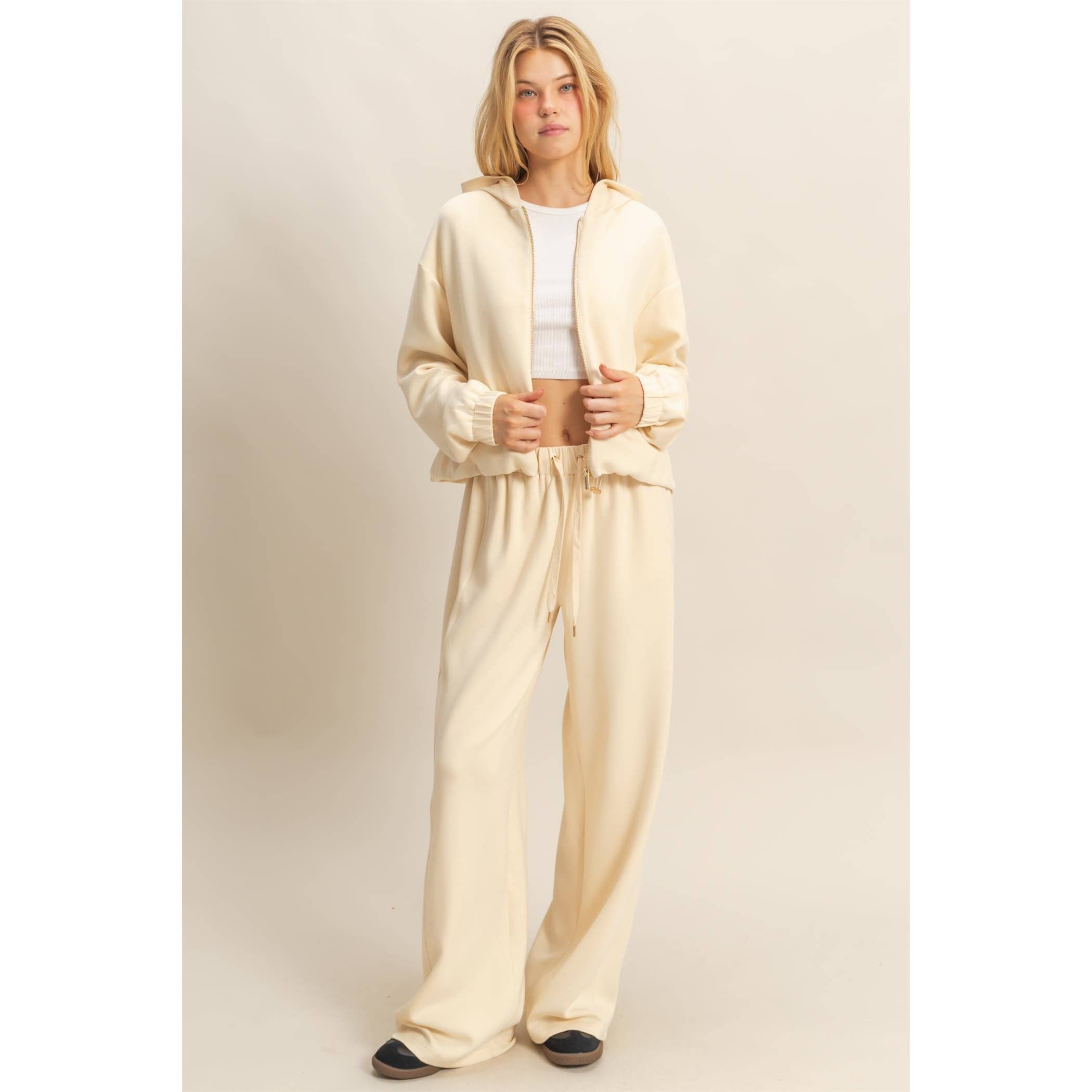 HYFVE - Vente Sweat à capuche – femme - Sweat à capuche zippé décontracté chic23