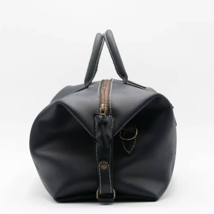 Huit - Wholesale Weekender Bag - Men's - Navy blue weekend bag2