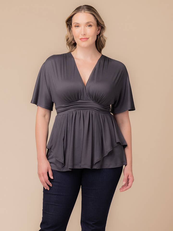 Promenade Top - Plus Size for wholesale by Kiyonna