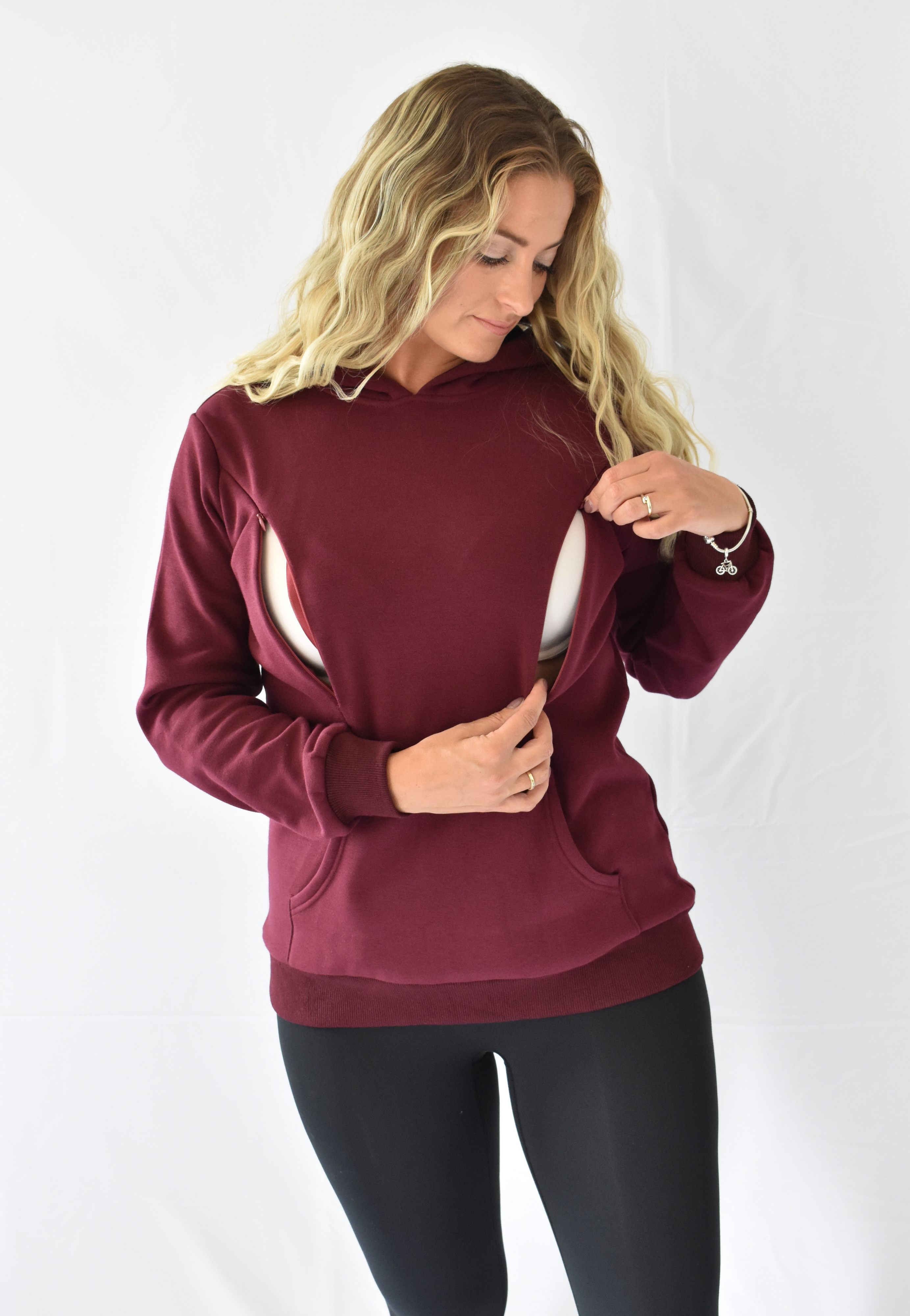 Ella Bella Maternity – wholesale Hoodie – Women's – Jaydon Nursing Hoodie16