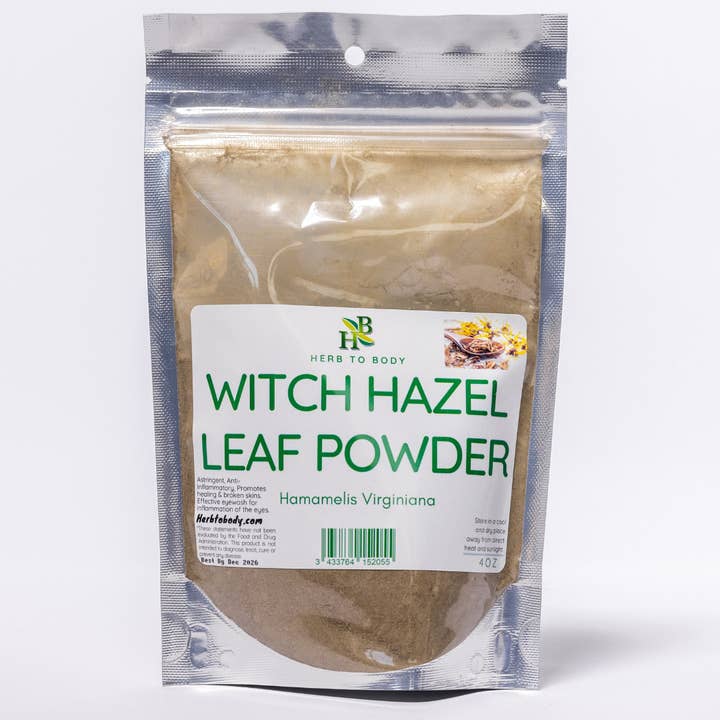 Witch Hazel Leaf Powder for wholesale by Herb To Body