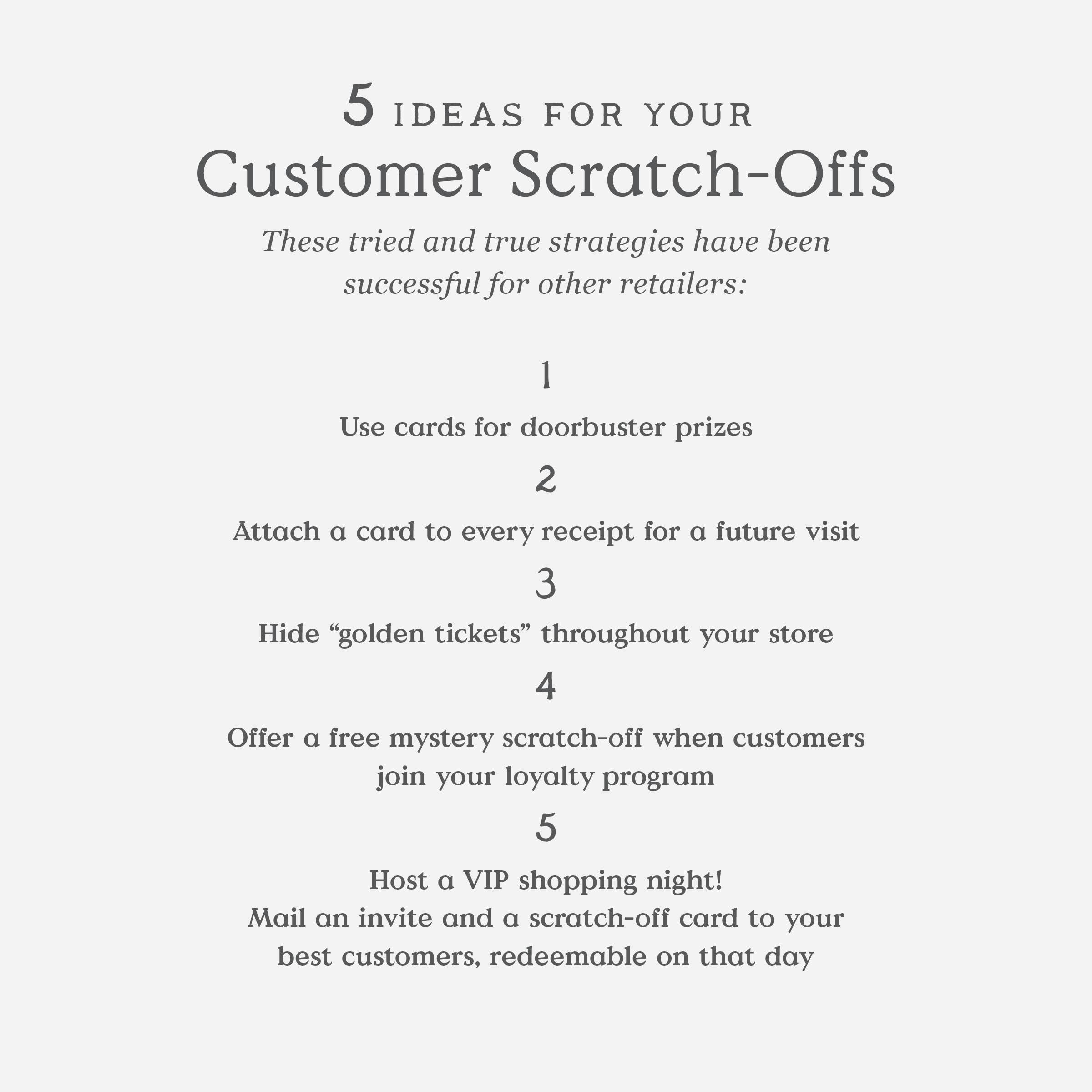 Inklings Paperie – wholesale Stationery/notecard set – 100 Customer Scratch-off Cards - Winter Brick Shop Small6