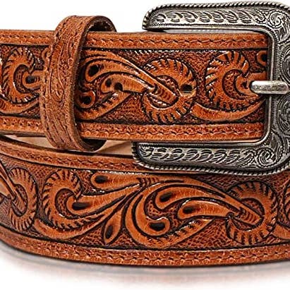 Western Leather Belt for wholesale by RAWHYD Leather Co.