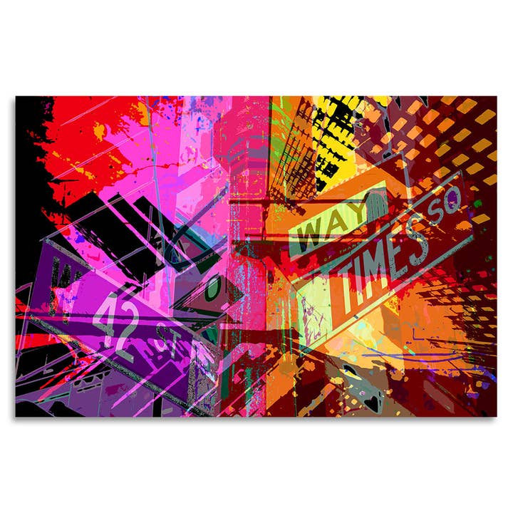 pintura acrílica - Times SQ por atacado de Queence