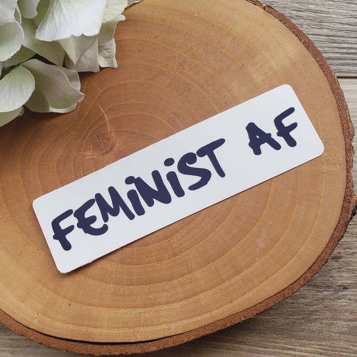 Feminist AF sticker for wholesale by Gone Rogue Boutique