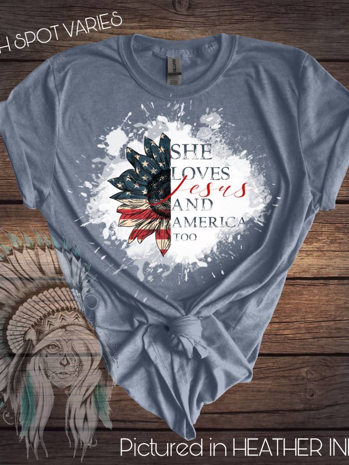 Jesus and America for wholesale by Sassy Sioux Design LLC