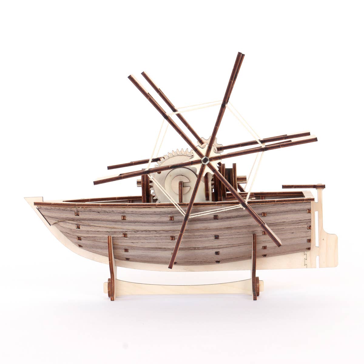 Dahimo - Wholesale DIY Craft Kit - Leonardo da Vinci Paddle Boat - Functional Wooden Model Kit2