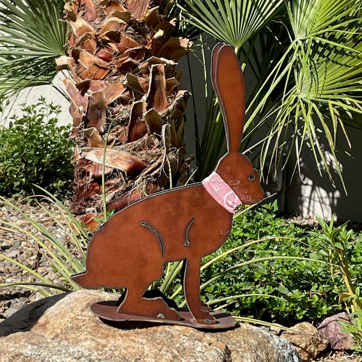 Universal Ironworks USA - Wholesale Sculpture - Jackrabbit Garden Yard Art small Sculpture