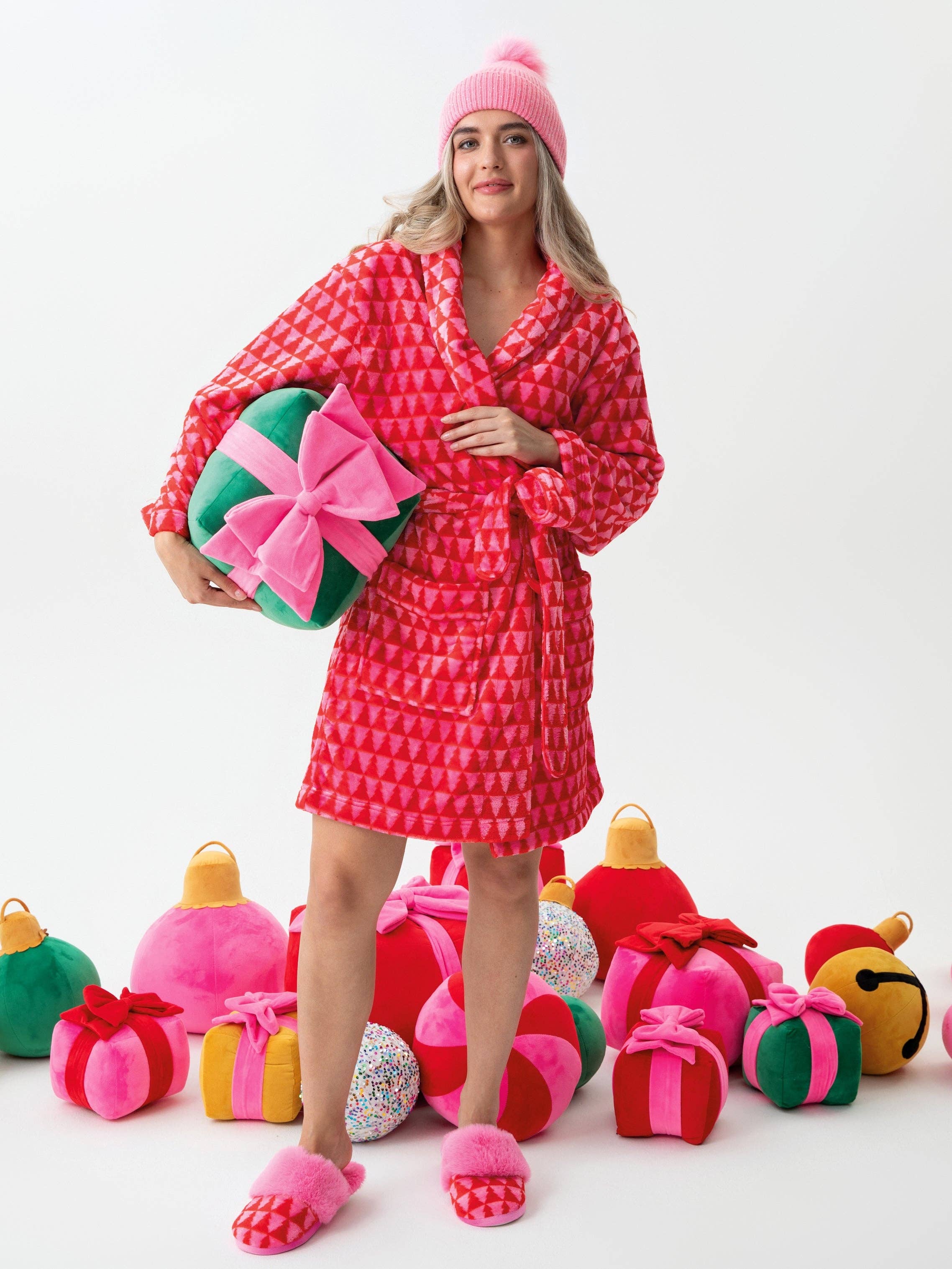 Shiraleah - Wholesale Slippers - Women's - FELICITY TREES SLIPPERS, PINK3