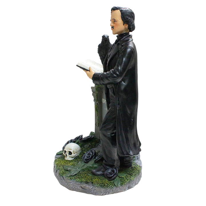 OrnamentallyYou - Wholesale Decorative Figurine - Edgar Allan Poe Handpainted 9" Figurine, Horror Home Statue 6