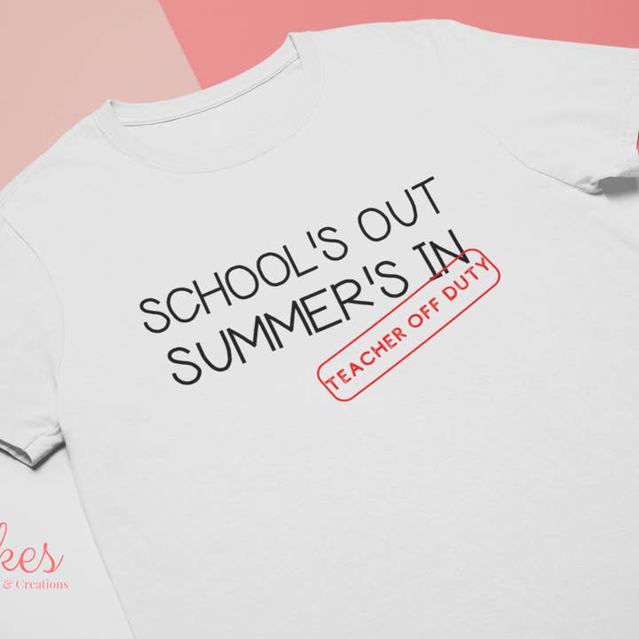 School's Out, Summer's In Tee for wholesale by Dukes Designs & Creations