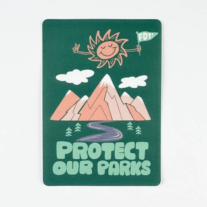 Protect Our Parks Sticker  for wholesale by Culture Flock
