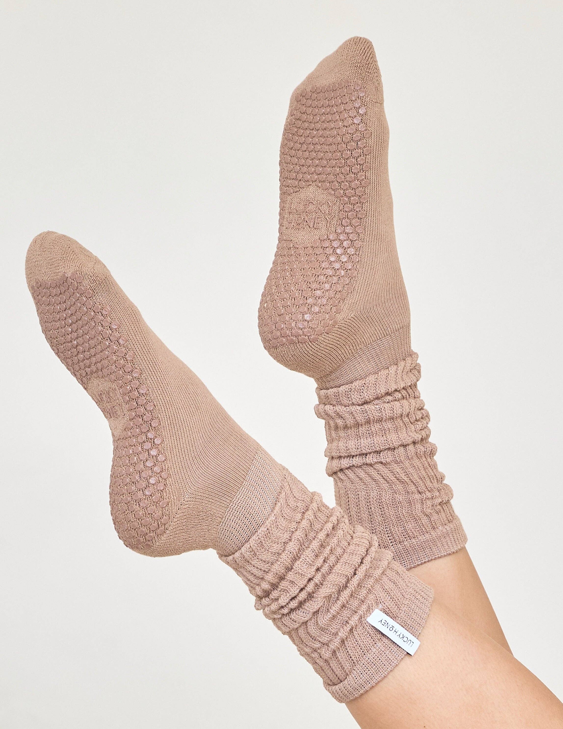 LUCKY HONEY - Vente Chaussettes – femme - La Chaussette de Préhension Scrunch1