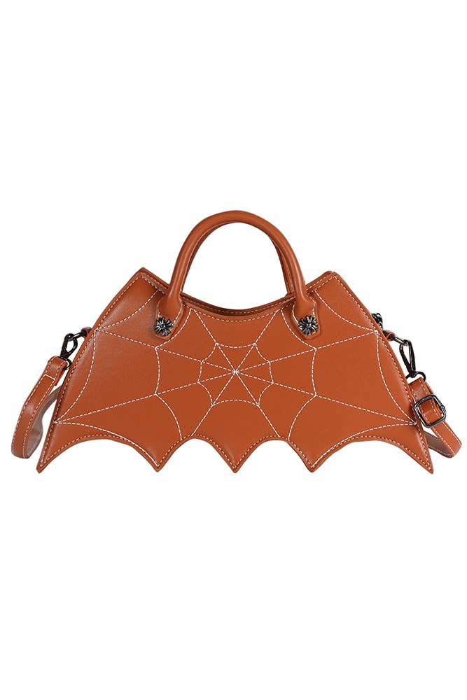 UNISHE - Wholesale Top Handle Bag - Women's - Halloween Bat PU Handbag ZK2202