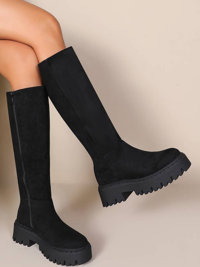 Joia Paris – wholesale Boots – Women’s – Trendy wedge boots in synthetic suede WZ-731